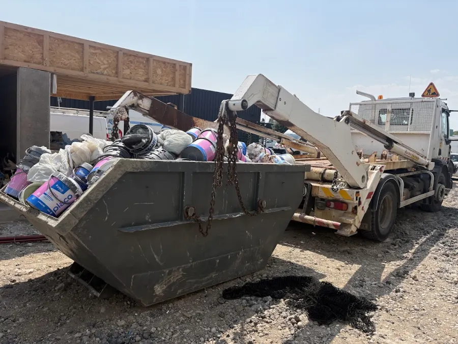 Réalisation Speedbenne : benne de déchets de chantier en Alsace